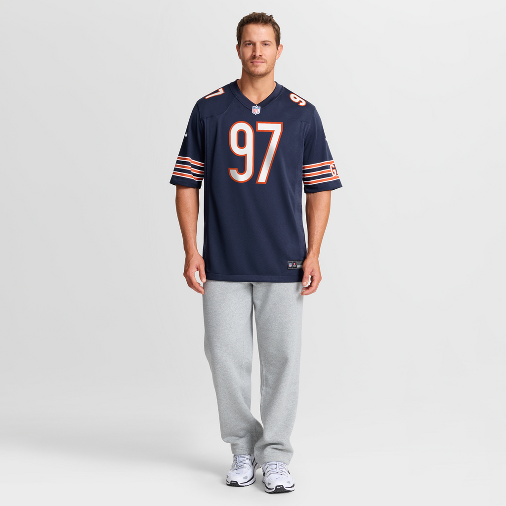 James Lynch Chicago Bears Nike Team Game Jersey - Navy Official NFL Team Apparel Football Fan Gear