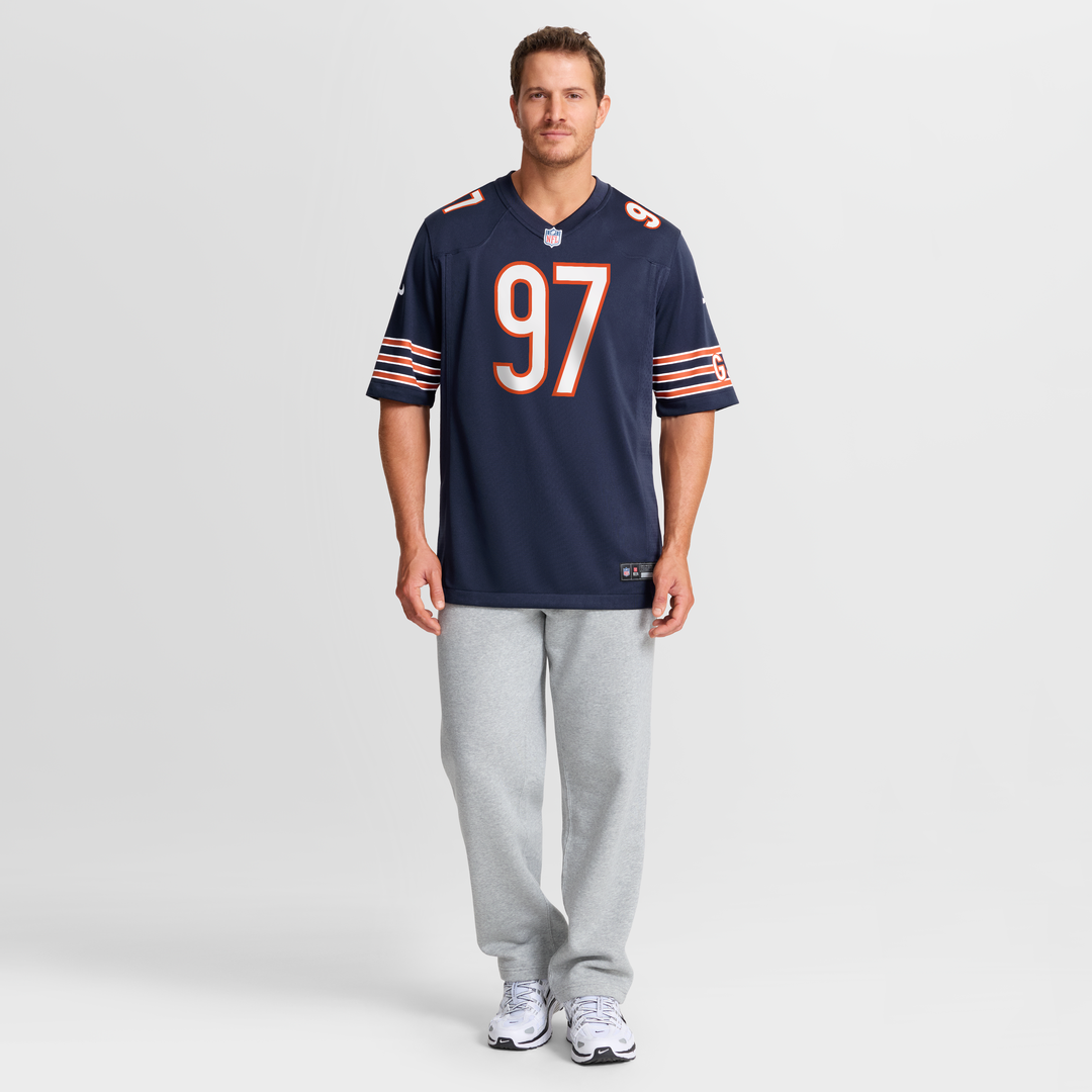James Lynch Chicago Bears Nike Team Game Jersey - Navy Official NFL Team Apparel Football Fan Gear