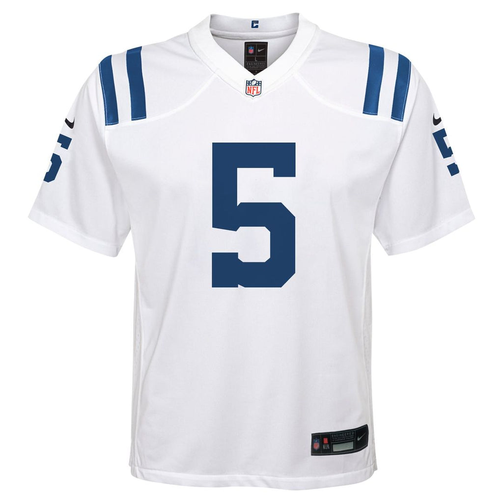Indianapolis Colts Nike Youth Game Jersey - White Official NFL Team Apparel Football Fan Gear