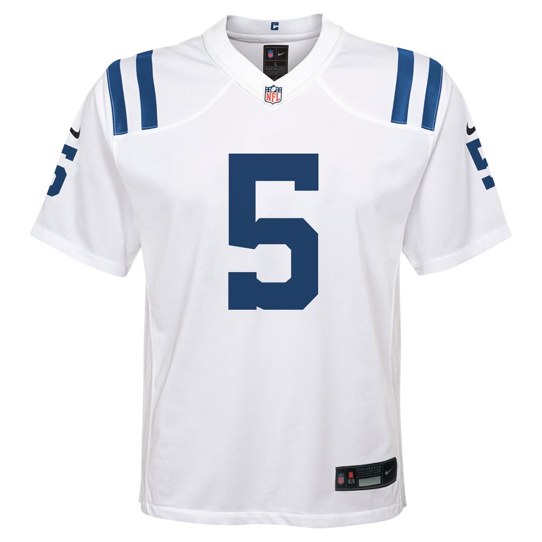 Indianapolis Colts Nike Youth Game Jersey - White Official NFL Team Apparel Football Fan Gear