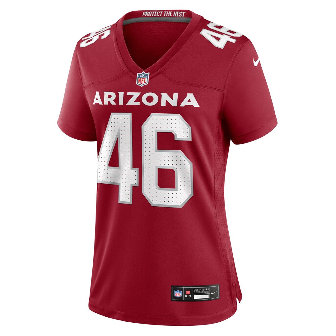 Aaron Brewer Arizona Cardinals Nike Women's Game Jersey - Cardinal Official NFL Team Apparel Football Fan Gear