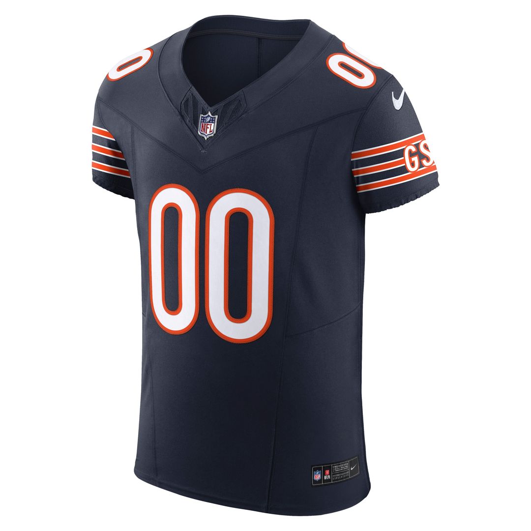 Chicago Bears Nike Vapor F.U.S.E. Elite Custom Jersey - Navy Official NFL Team Apparel Football Fan Gear