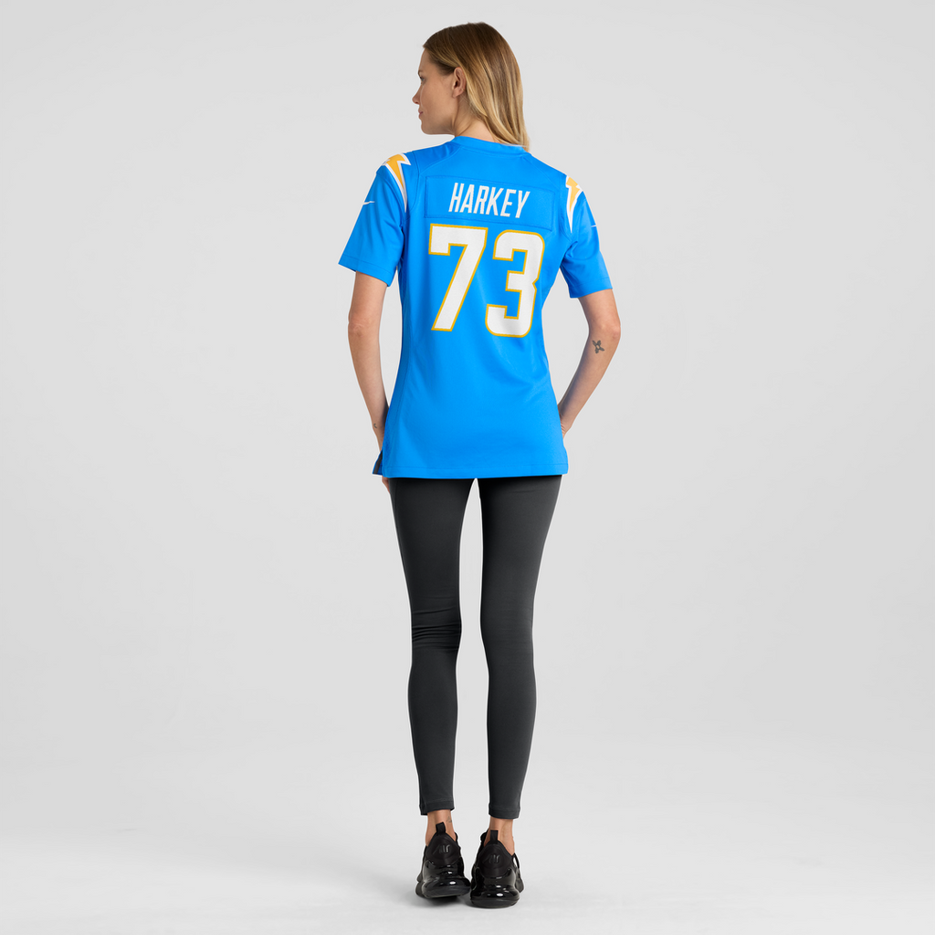 Alex Harkey Los Angeles Chargers Nike Women's Team Game Jersey - Powder Blue Official NFL Team Apparel Football Fan Gear