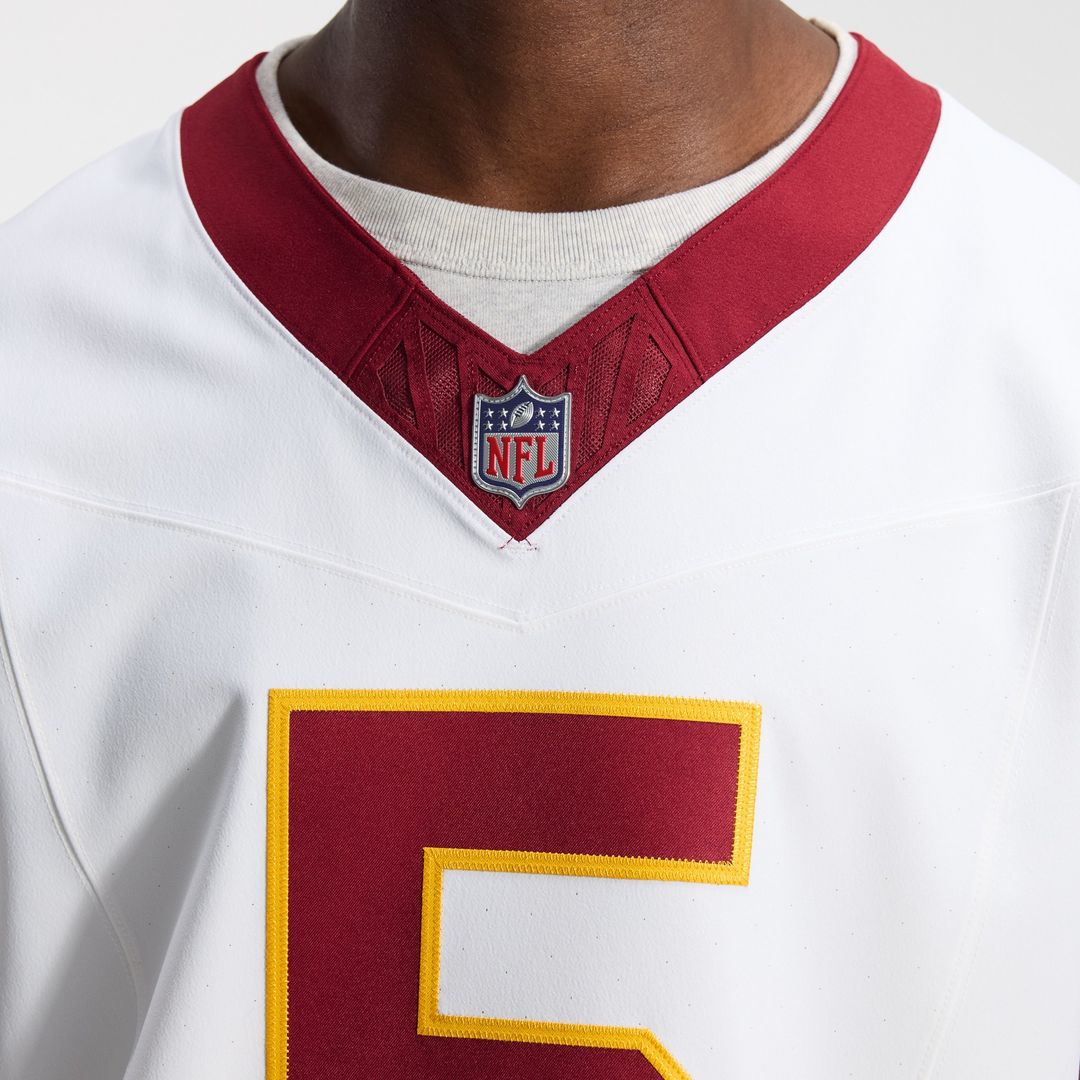 Jayden Daniels Washington Commanders Nike Alternate 2 Super Bowl Era Vapor F.U.S.E. Elite Jersey - White Official NFL Team Apparel Football Fan Gear