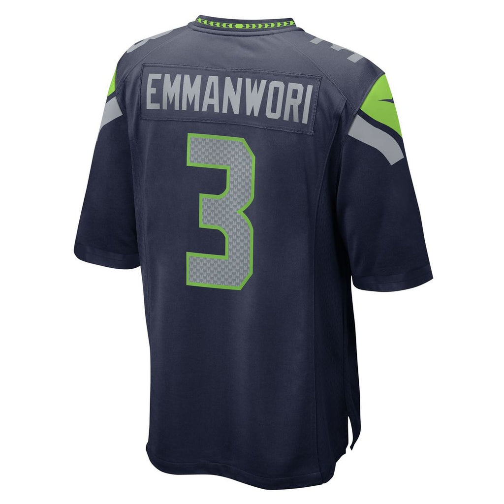 Nick Emmanwori Seattle Seahawks Nike Game Jersey - White Official NFL Team Apparel Football Fan Gear