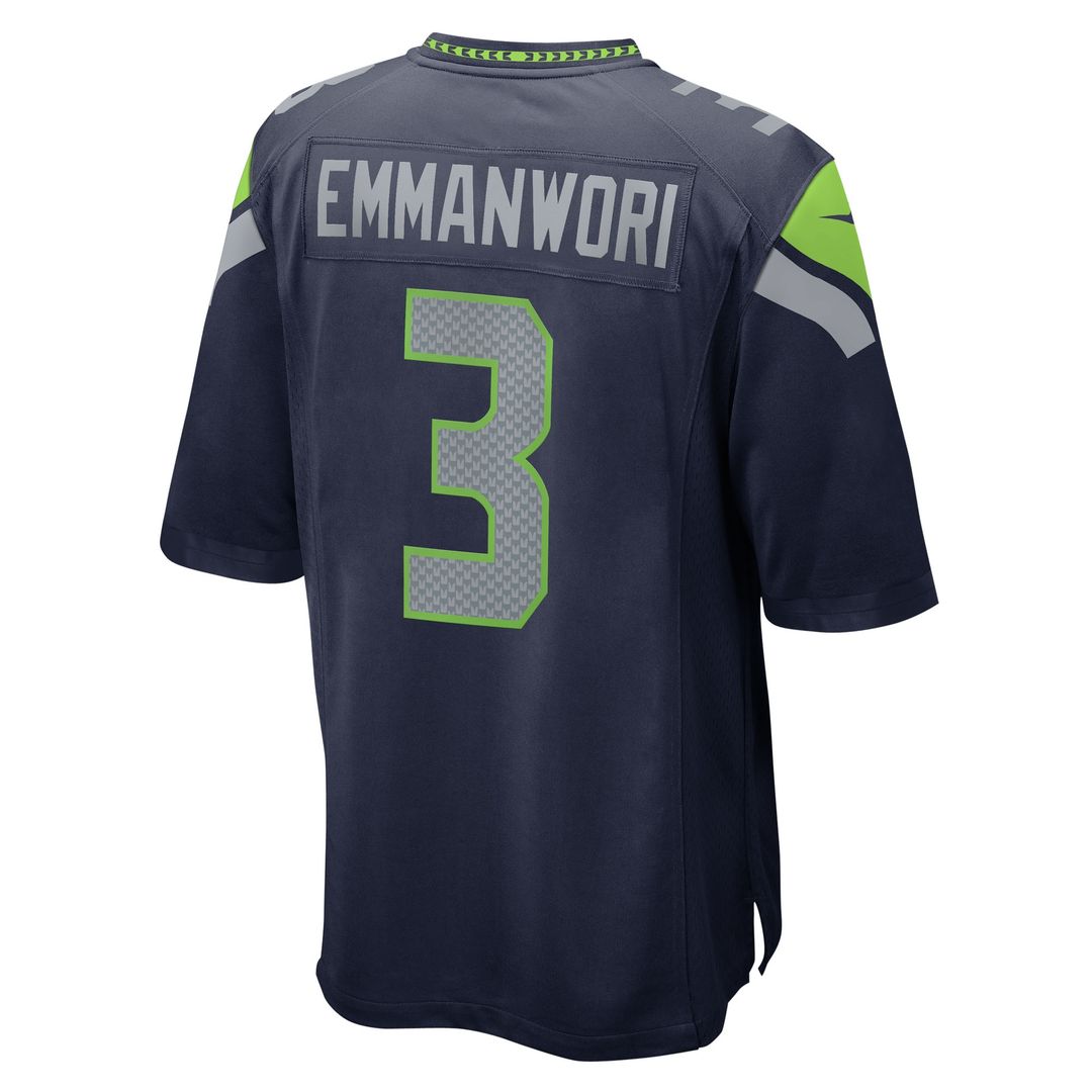 Nick Emmanwori Seattle Seahawks Nike Game Jersey - White Official NFL Team Apparel Football Fan Gear