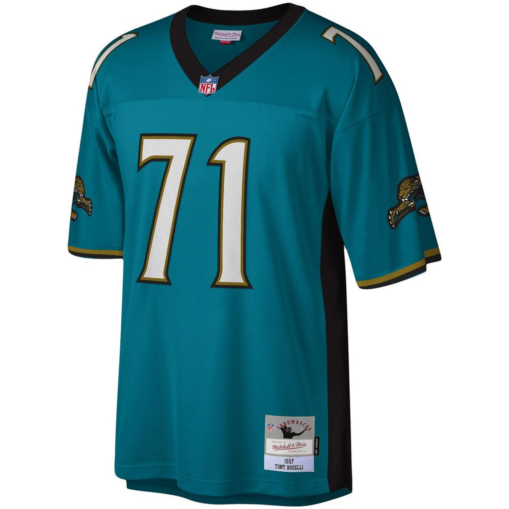 Tony Boselli Jacksonville Jaguars Mitchell & Ness Legacy Replica Jersey - Teal Official NFL Team Apparel Football Fan Gear