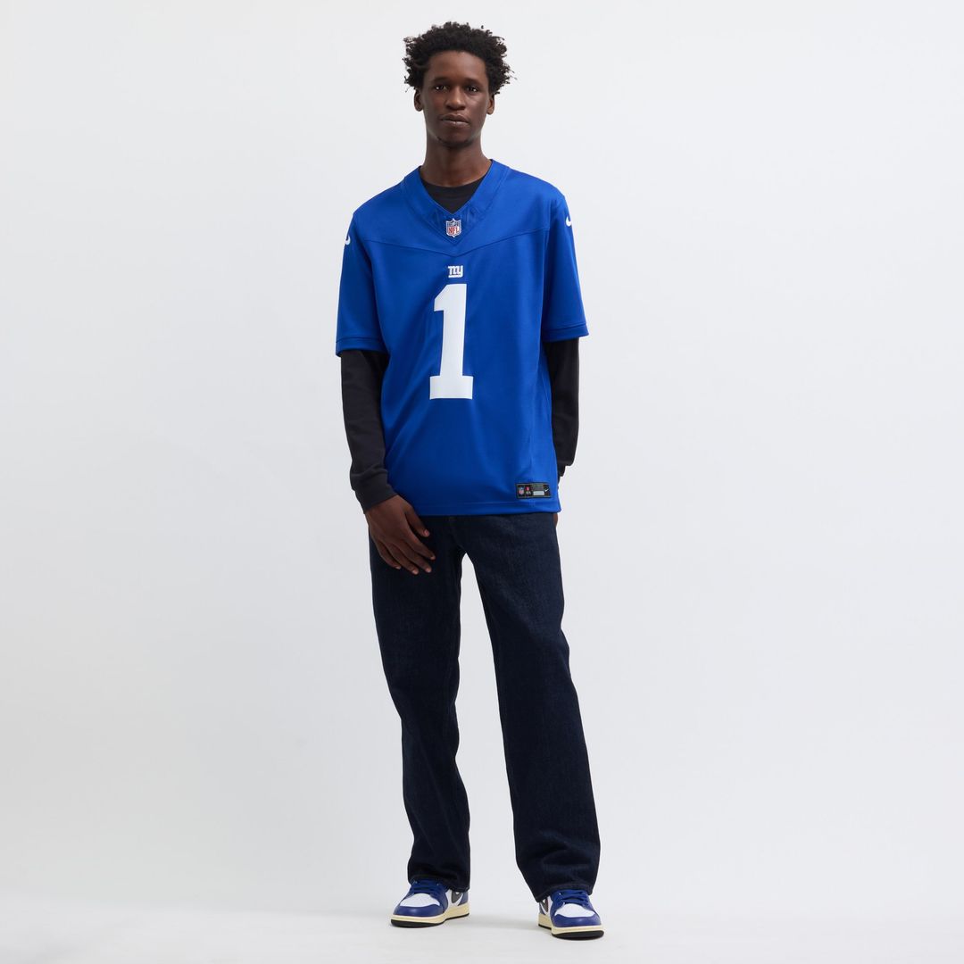 Malik Nabers New York Giants Nike Vapor F.U.S.E. Limited Jersey - Royal Official NFL Team Apparel Football Fan Gear