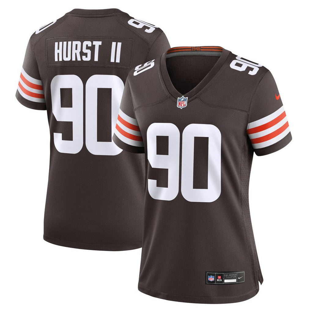 Maurice Hurst II Cleveland Browns Nike Women's Game Jersey - Brown Official NFL Team Apparel Football Fan Gear