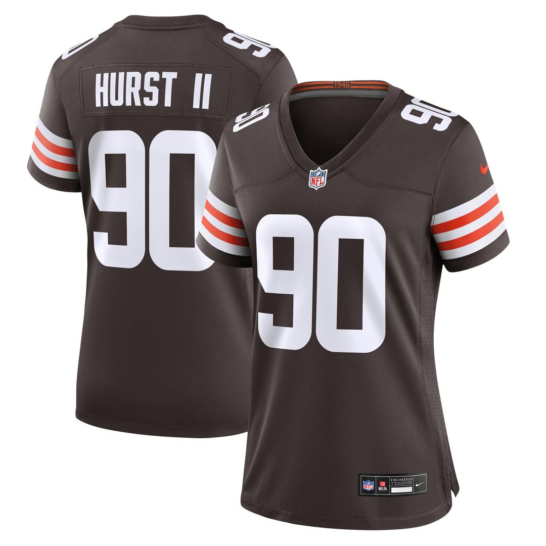 Maurice Hurst II Cleveland Browns Nike Women's Game Jersey - Brown Official NFL Team Apparel Football Fan Gear