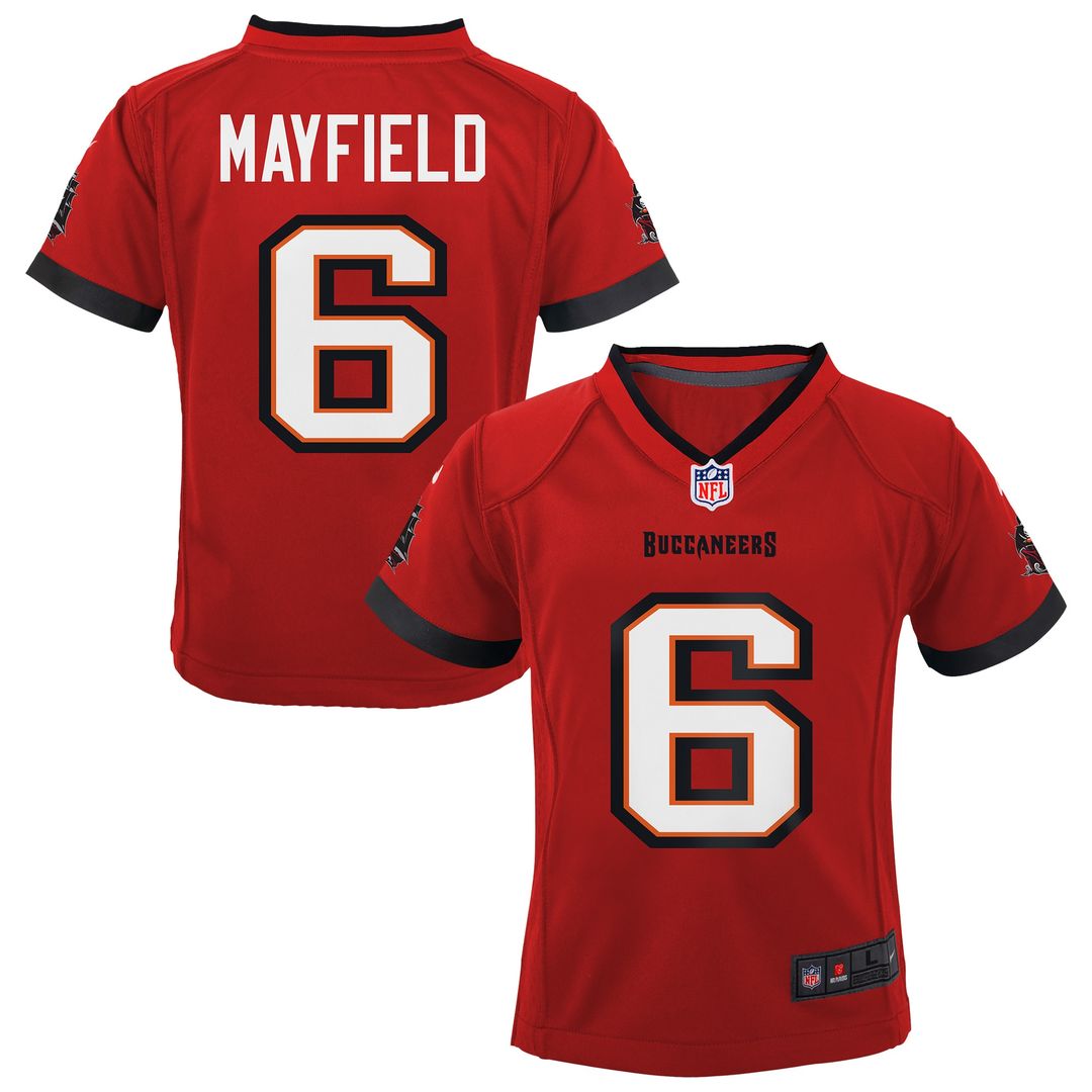 Baker Mayfield Tampa Bay Buccaneers Nike Infant Team Player Game Jersey - Red Official NFL Team Apparel Football Fan Gear