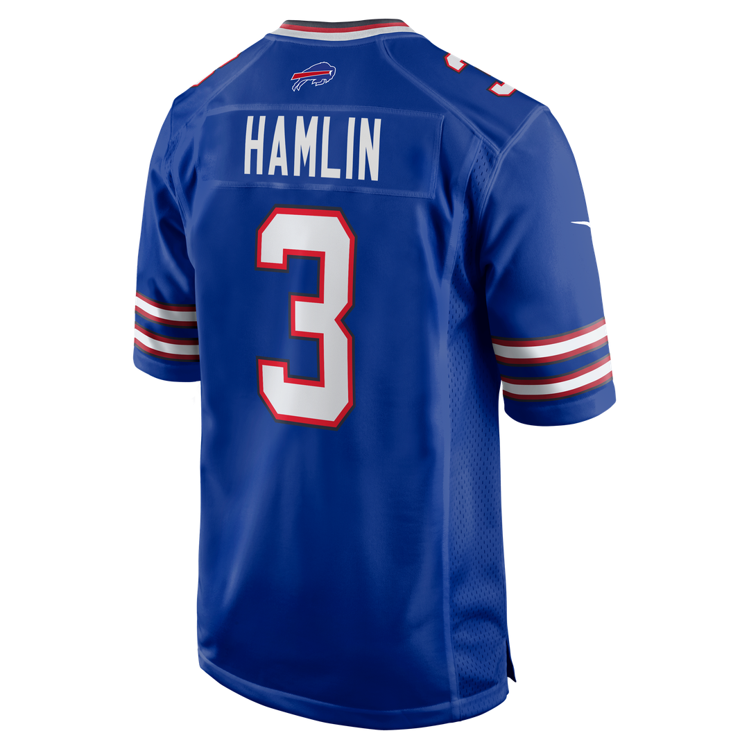 Damar Hamlin Buffalo Bills Nike Game Jersey - Royal Official NFL Team Apparel Football Fan Gear