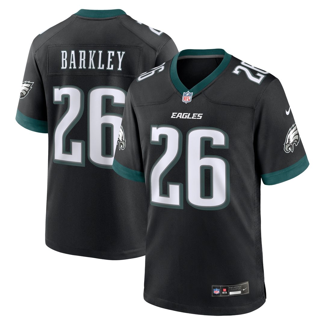 Saquon Barkley Philadelphia Eagles Nike Game Player Jersey - Midnight Green Official NFL Team Apparel Football Fan Gear