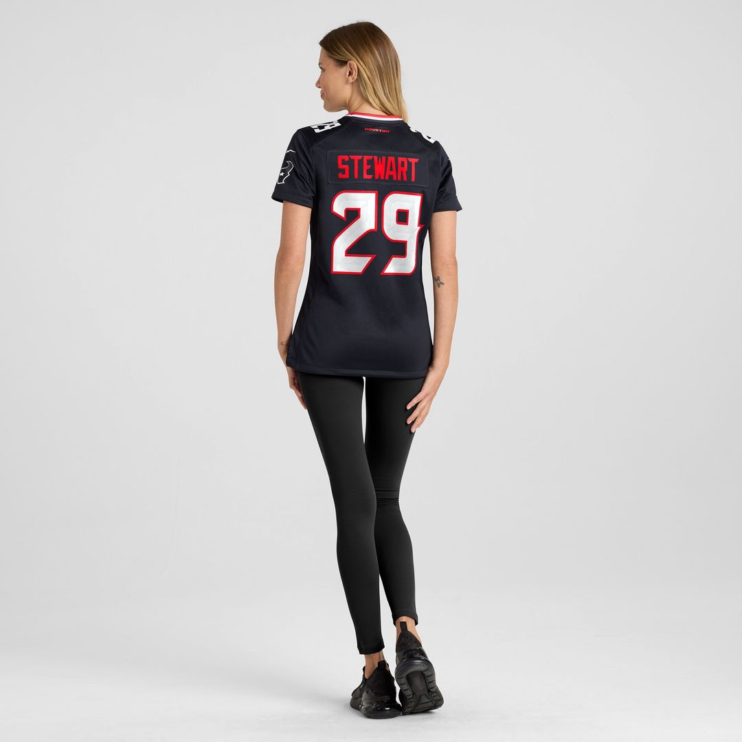 M.J. Stewart Houston Texans Nike Women's Team Game Jersey - Navy Official NFL Team Apparel Football Fan Gear