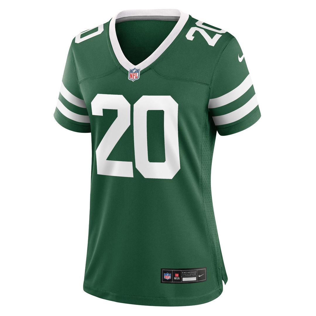 Breece Hall New York Jets Nike Women's Game Jersey - Legacy White Official NFL Team Apparel Football Fan Gear
