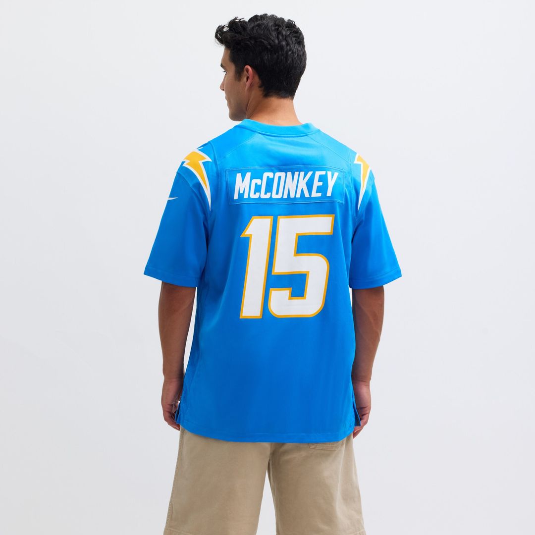 Ladd McConkey Los Angeles Chargers Nike Player Game Jersey - Powder Blue Official NFL Team Apparel Football Fan Gear
