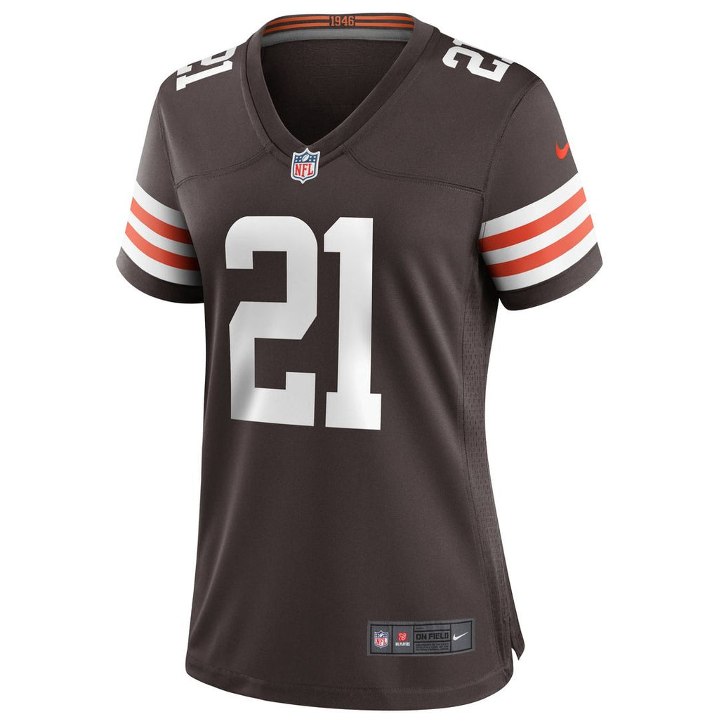 Denzel Ward Cleveland Browns Nike Women's Player Game Jersey - Brown Official NFL Team Apparel Football Fan Gear
