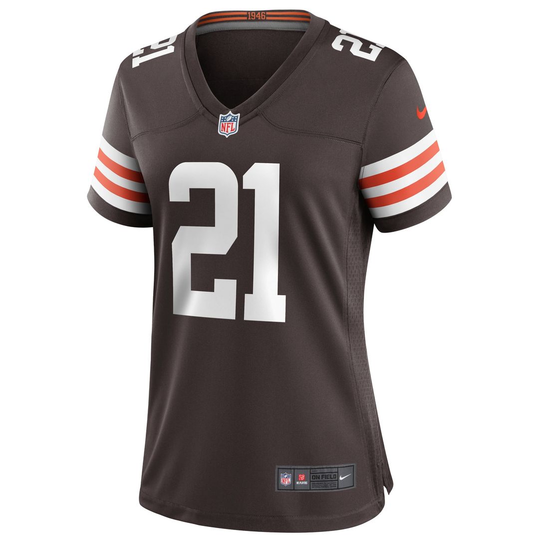 Denzel Ward Cleveland Browns Nike Women's Player Game Jersey - Brown Official NFL Team Apparel Football Fan Gear