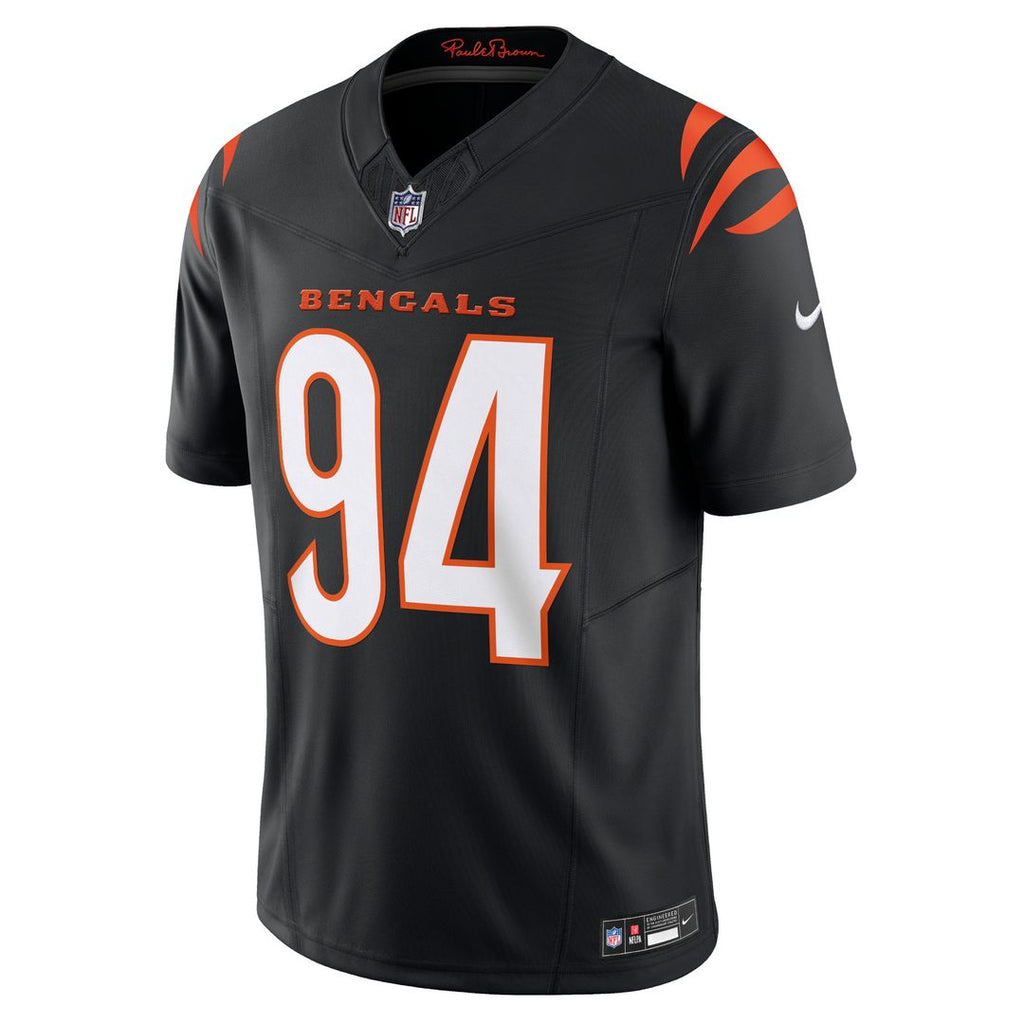 Sam Hubbard Cincinnati Bengals Nike Vapor F.U.S.E. Limited Jersey - White Official NFL Team Apparel Football Fan Gear
