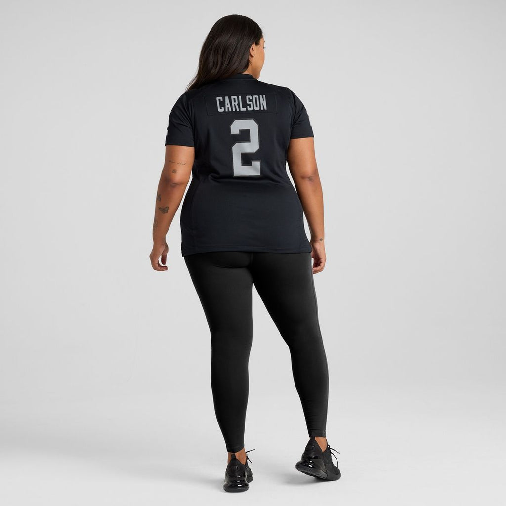 Daniel Carlson Las Vegas Raiders Nike Women's Player Game Jersey - Black Official NFL Team Apparel Football Fan Gear