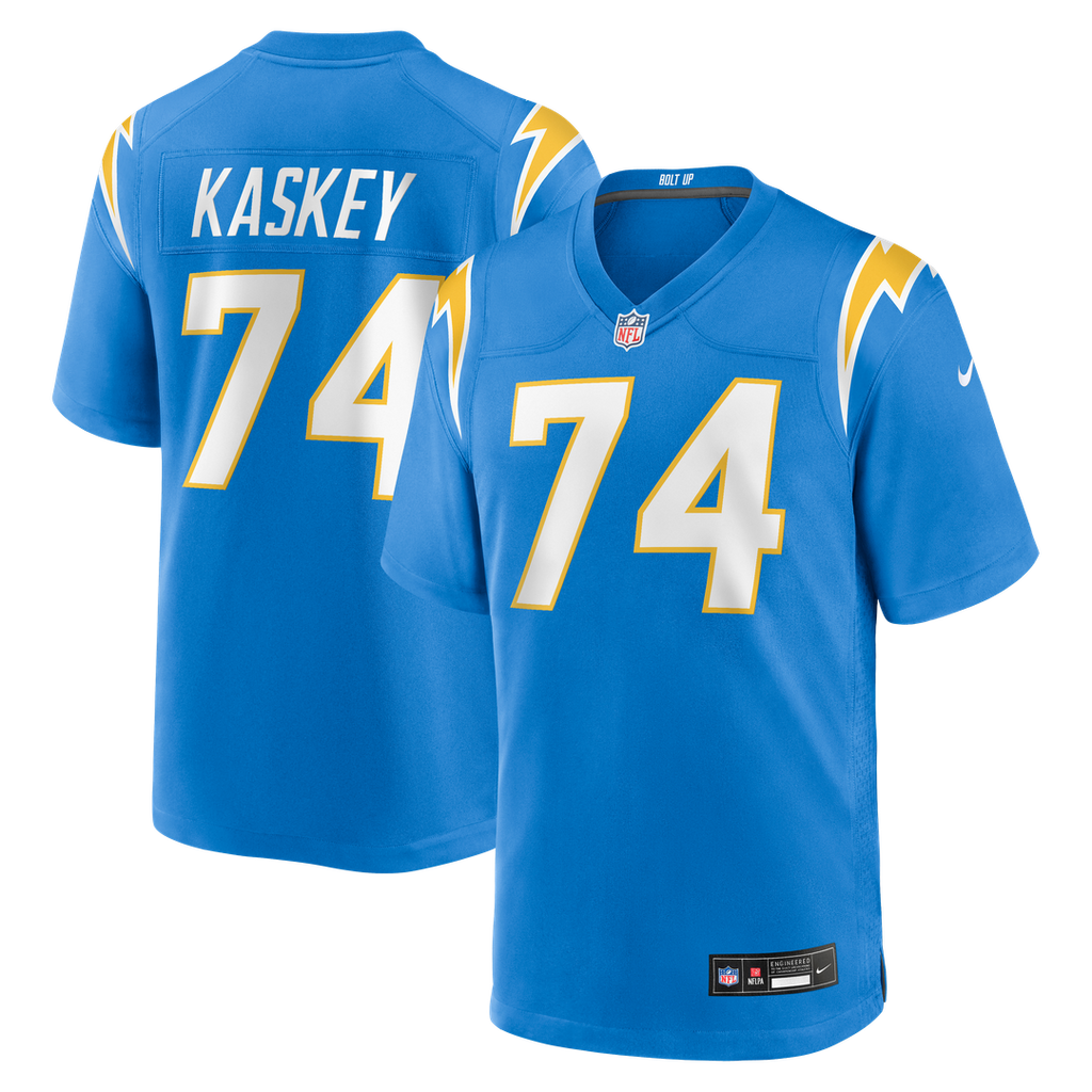 Matt Kaskey Los Angeles Chargers Nike Team Game Jersey - Powder Blue Official NFL Team Apparel Football Fan Gear