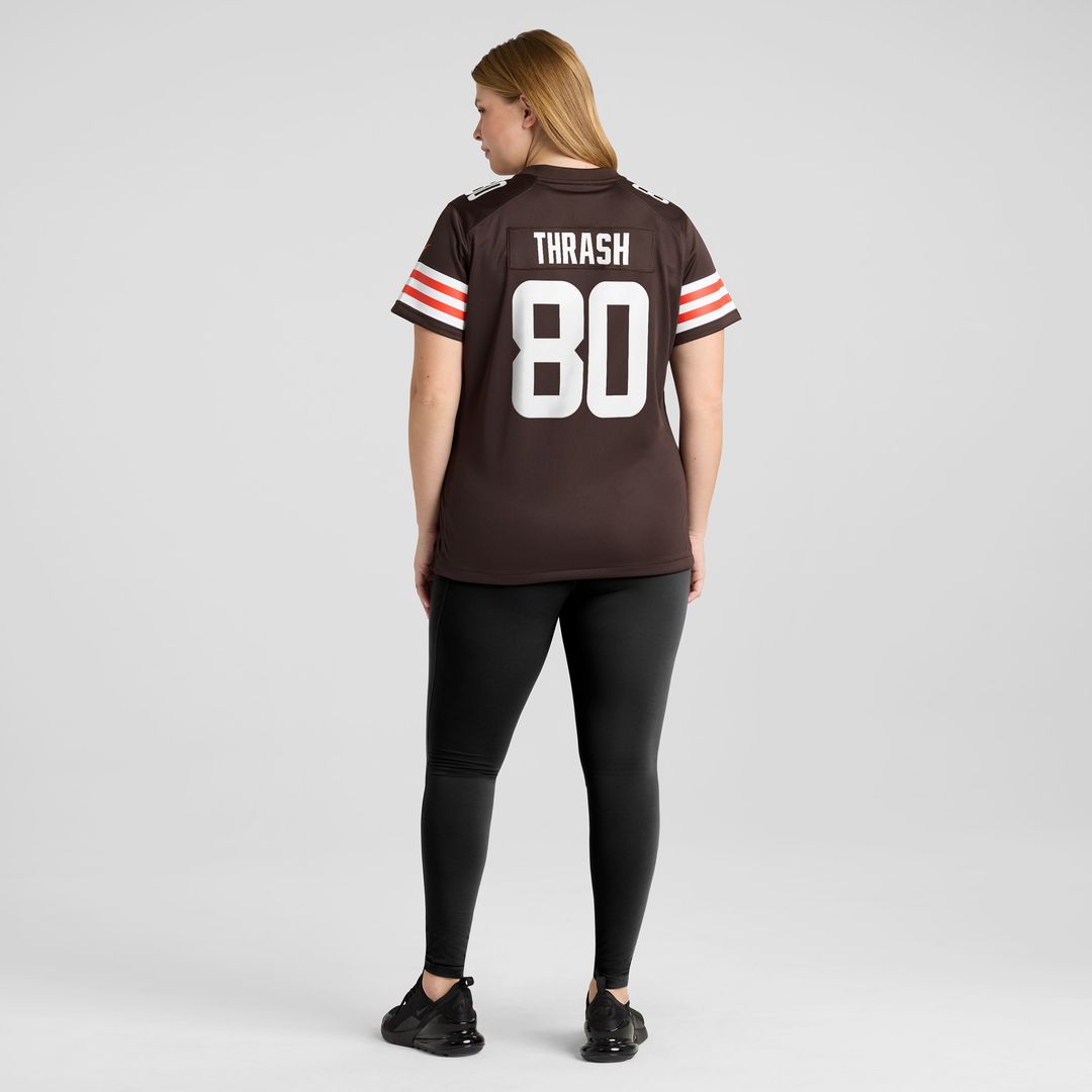 Jamari Thrash Cleveland Browns Nike Women's Game Jersey - Brown Official NFL Team Apparel Football Fan Gear