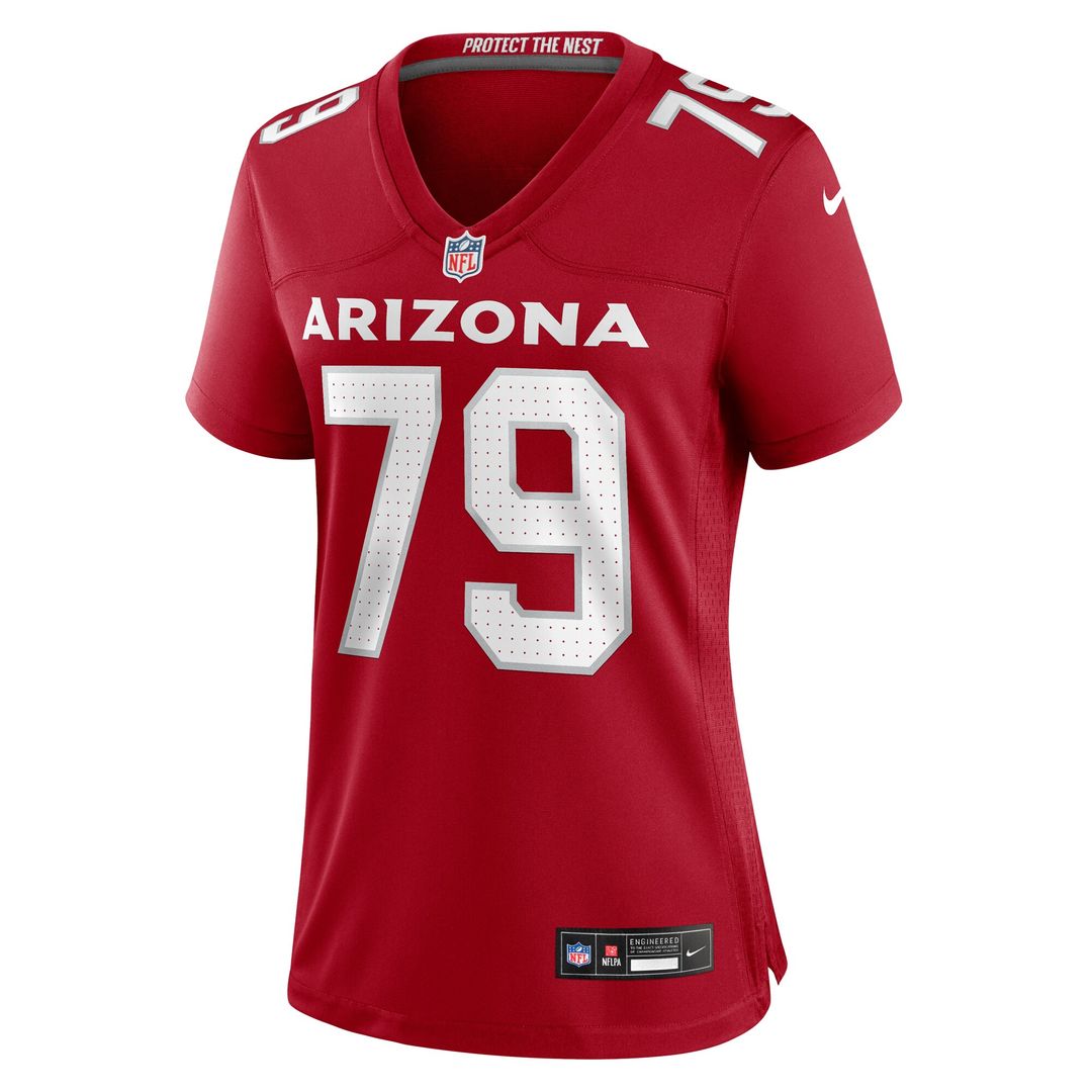 PJ Mustipher Arizona Cardinals Nike Women's Team Game Jersey - Cardinal Official NFL Team Apparel Football Fan Gear