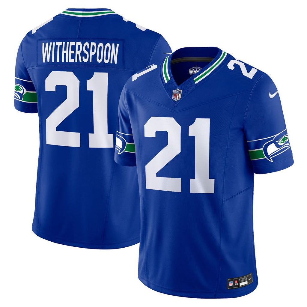 Devon Witherspoon Seattle Seahawks Nike Alternate Vapor F.U.S.E. Limited Jersey - Royal Official NFL Team Apparel Football Fan Gear
