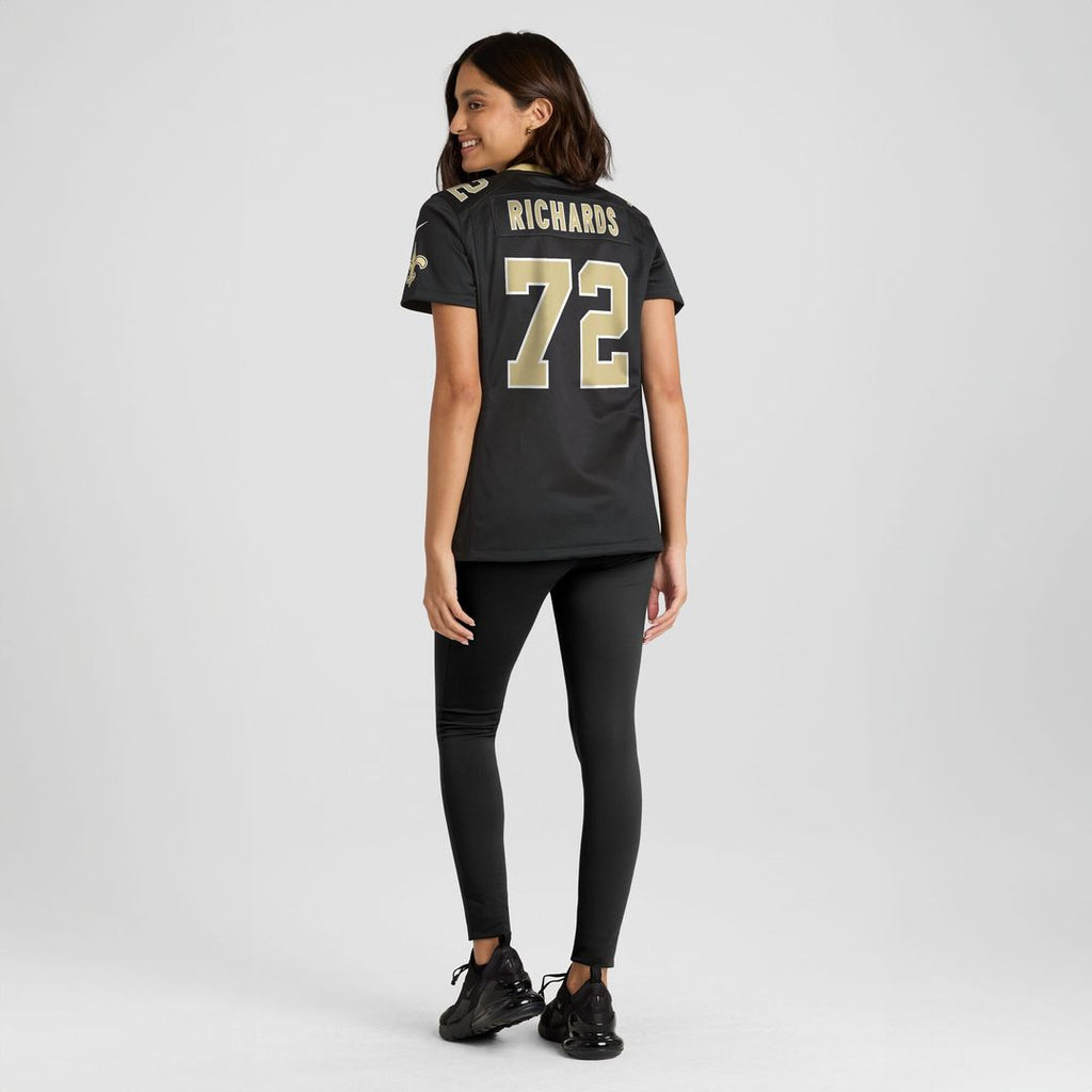 Asim Richards New Orleans Saints Nike Women's Team Game Jersey - Black Official NFL Team Apparel Football Fan Gear