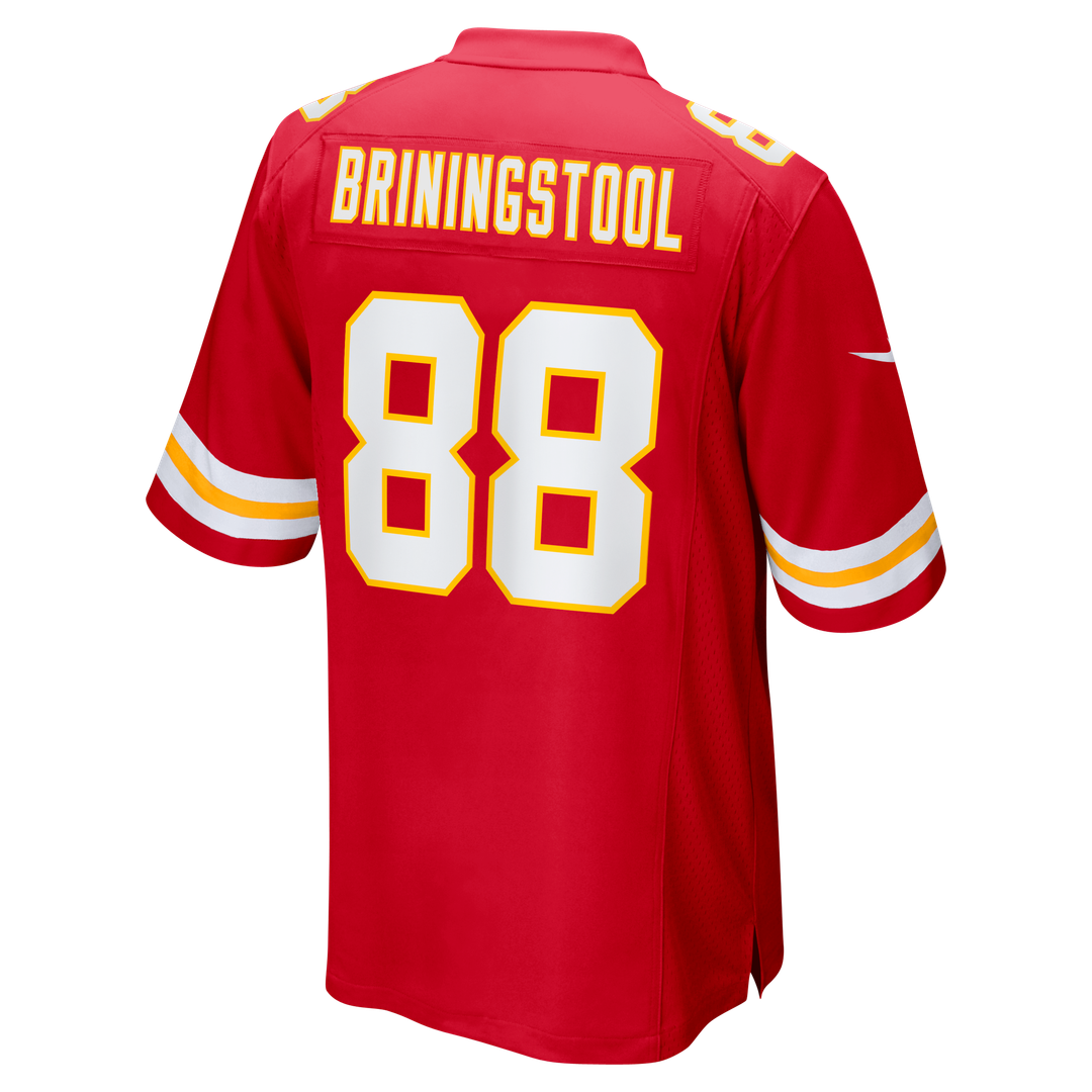 Jake Briningstool Kansas City Chiefs Nike Team Game Jersey - Red Official NFL Team Apparel Football Fan Gear