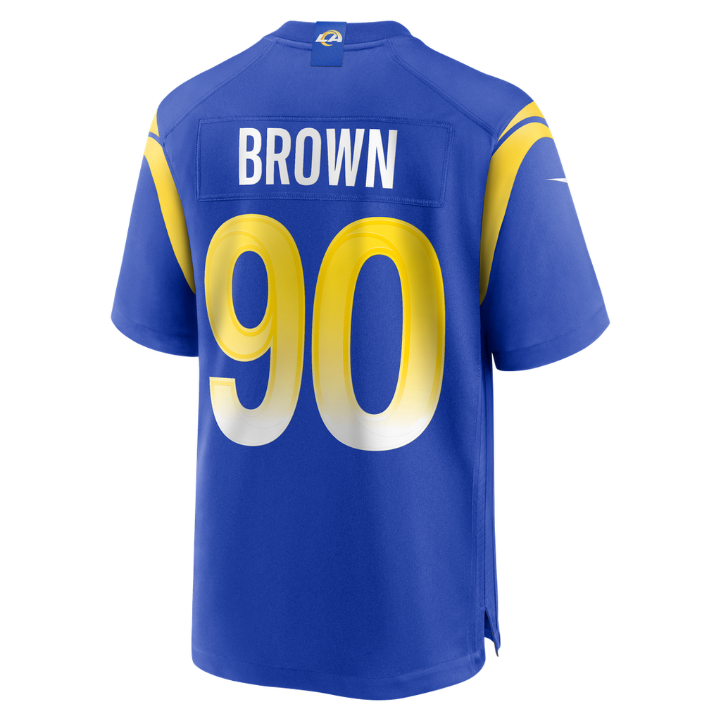 Earnest Brown IV Los Angeles Rams Nike Team Game Jersey - Royal Official NFL Team Apparel Football Fan Gear