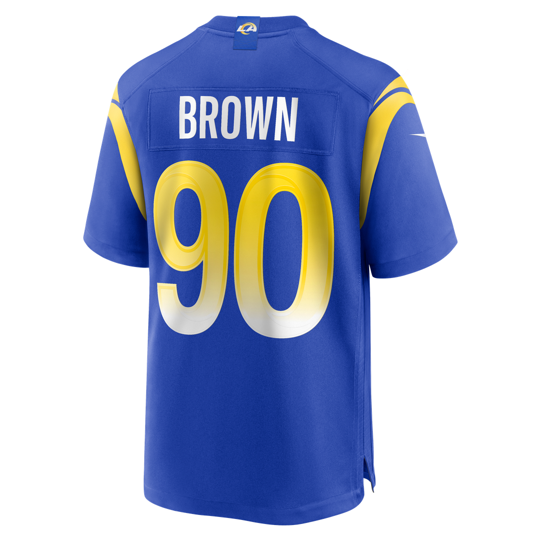 Earnest Brown IV Los Angeles Rams Nike Team Game Jersey - Royal Official NFL Team Apparel Football Fan Gear
