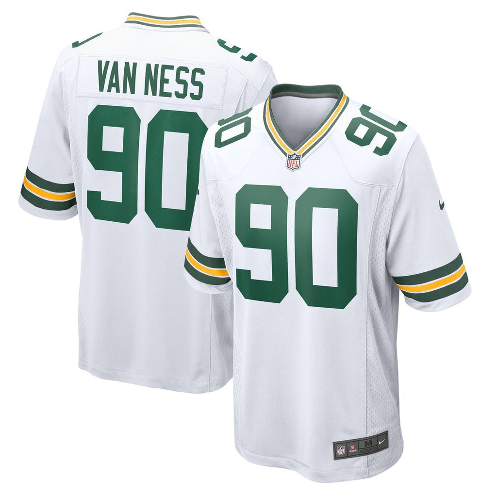 Lukas Van Ness Green Bay Packers Nike Game Jersey - White Official NFL Team Apparel Football Fan Gear