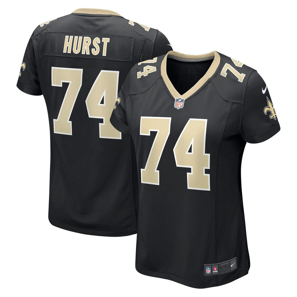 James Hurst New Orleans Saints Nike Women's Game Jersey - Black Official NFL Team Apparel Football Fan Gear