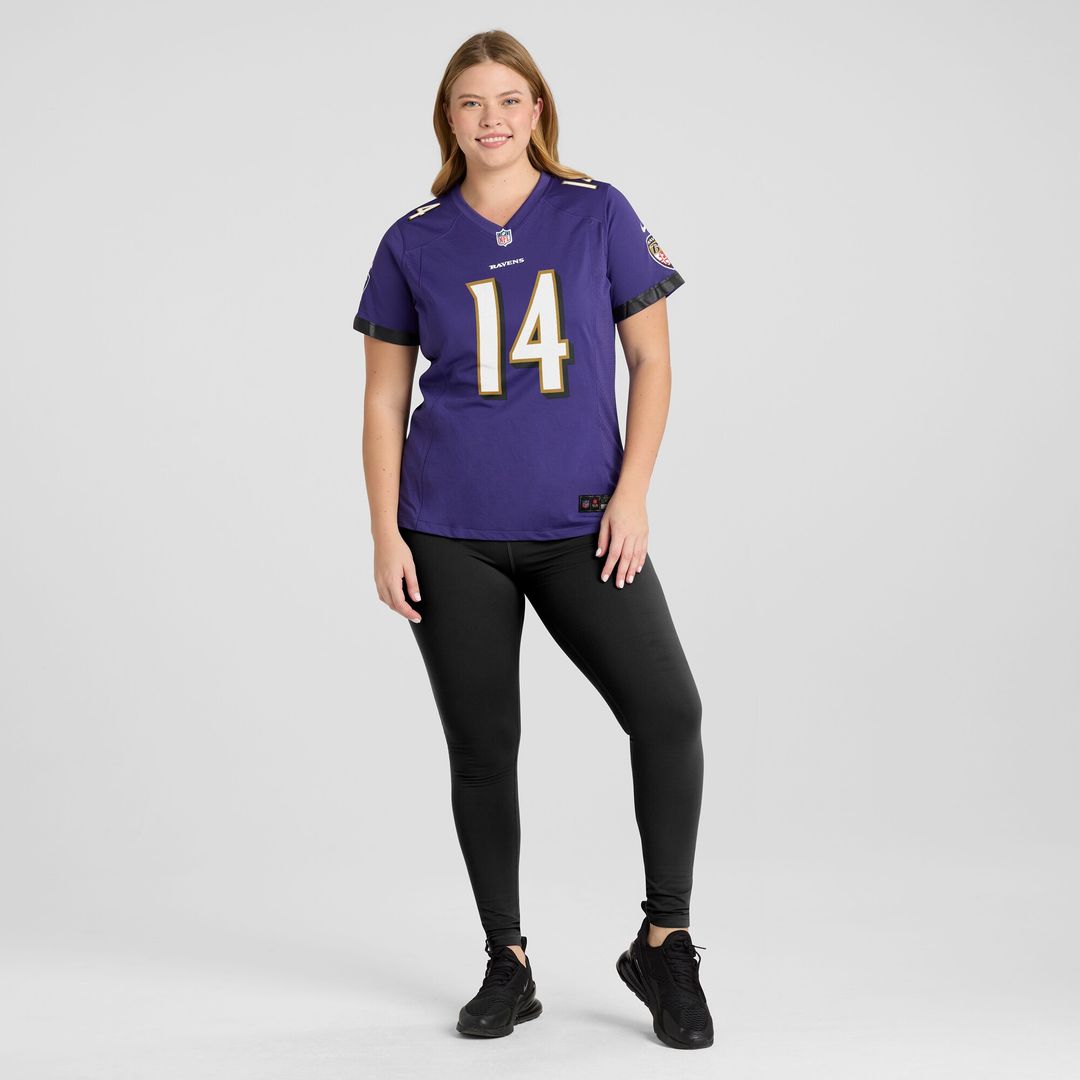 Kyle Hamilton Baltimore Ravens Nike Women's Player Game Jersey - Purple Official NFL Team Apparel Football Fan Gear