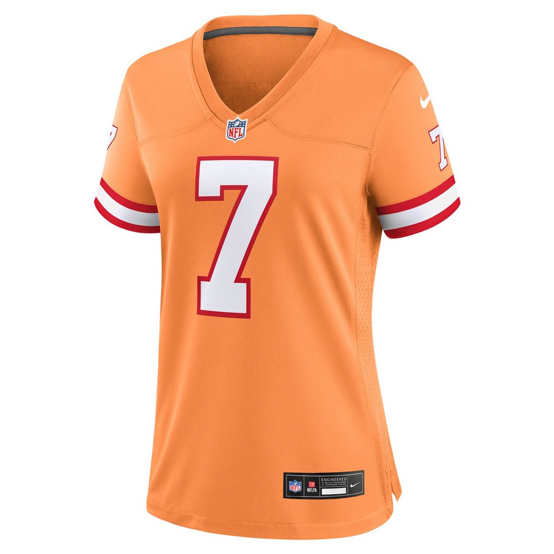 Bucky Irving Tampa Bay Buccaneers Nike Women's Game Jersey - White Official NFL Team Apparel Football Fan Gear
