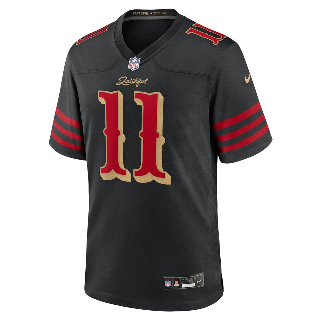 Brandon Aiyuk San Francisco 49ers Nike 2025 Rivalries Collection Game Jersey - Black Official NFL Team Apparel Football Fan Gear