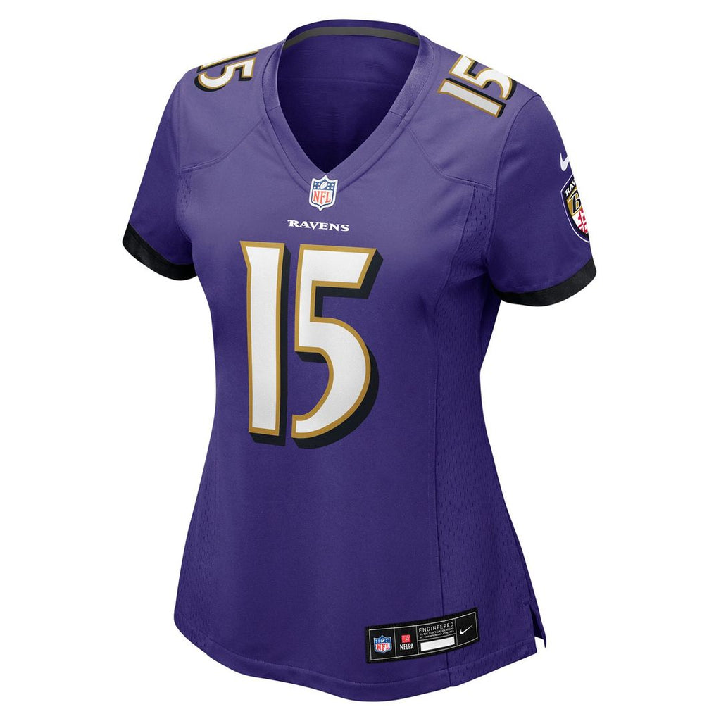 Cooper Rush Baltimore Ravens Nike Women's Team Game Jersey - Purple Official NFL Team Apparel Football Fan Gear