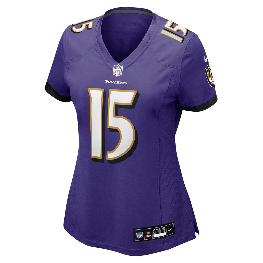 Cooper Rush Baltimore Ravens Nike Women's Team Game Jersey - Purple Official NFL Team Apparel Football Fan Gear