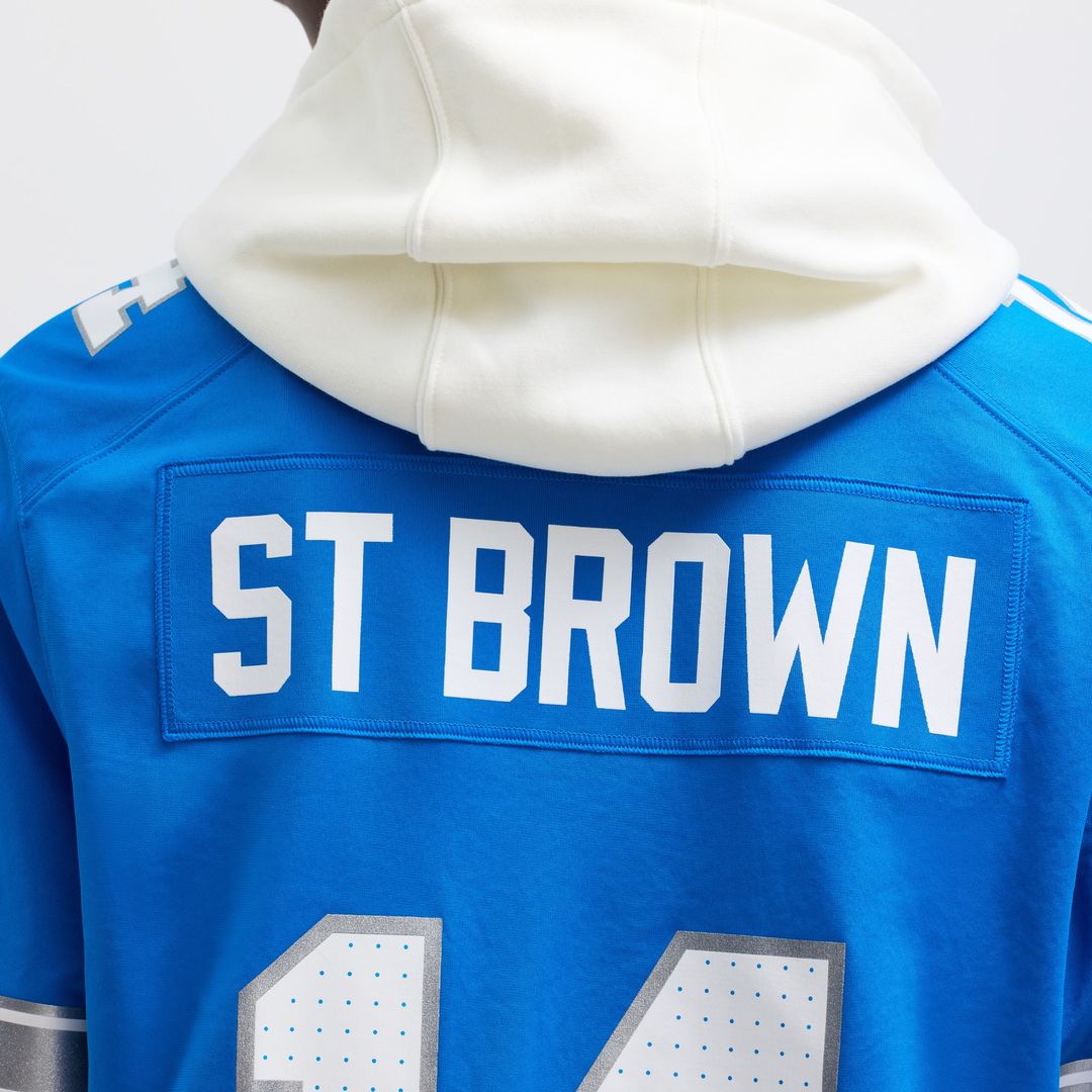 Amon-Ra St. Brown Detroit Lions Nike 2nd Alternate Game Jersey - Black Official NFL Team Apparel Football Fan Gear