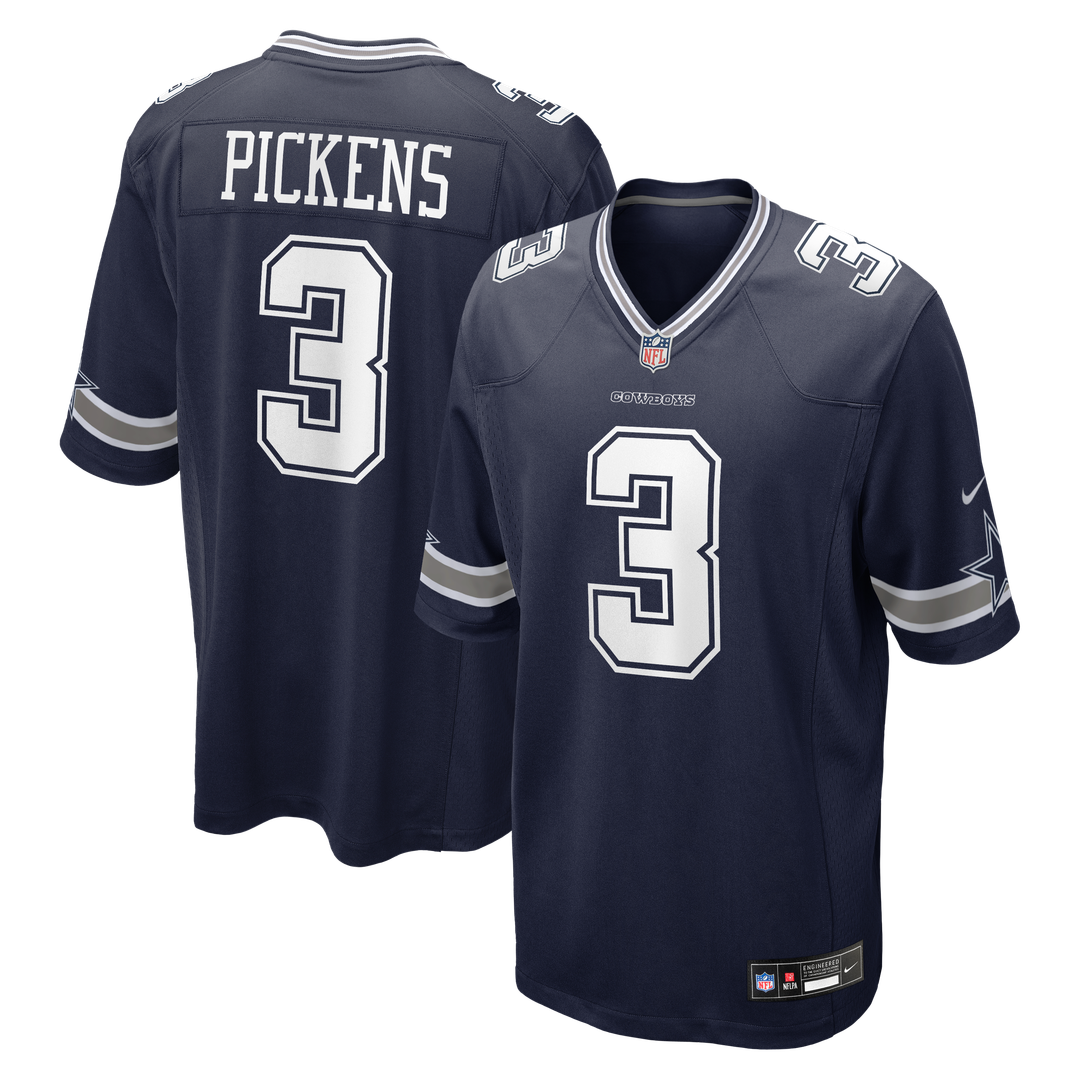 George Pickens Dallas Cowboys Nike Game Jersey - White Official NFL Team Apparel Football Fan Gear
