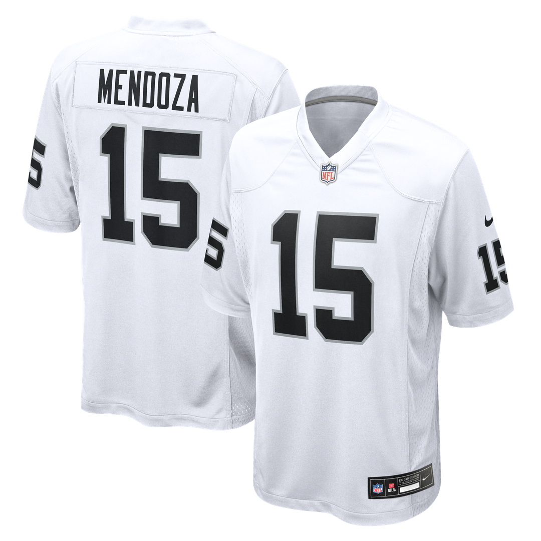Fernando Mendoza Las Vegas Raiders Nike Game Player Jersey - White Official NFL Team Apparel Football Fan Gear