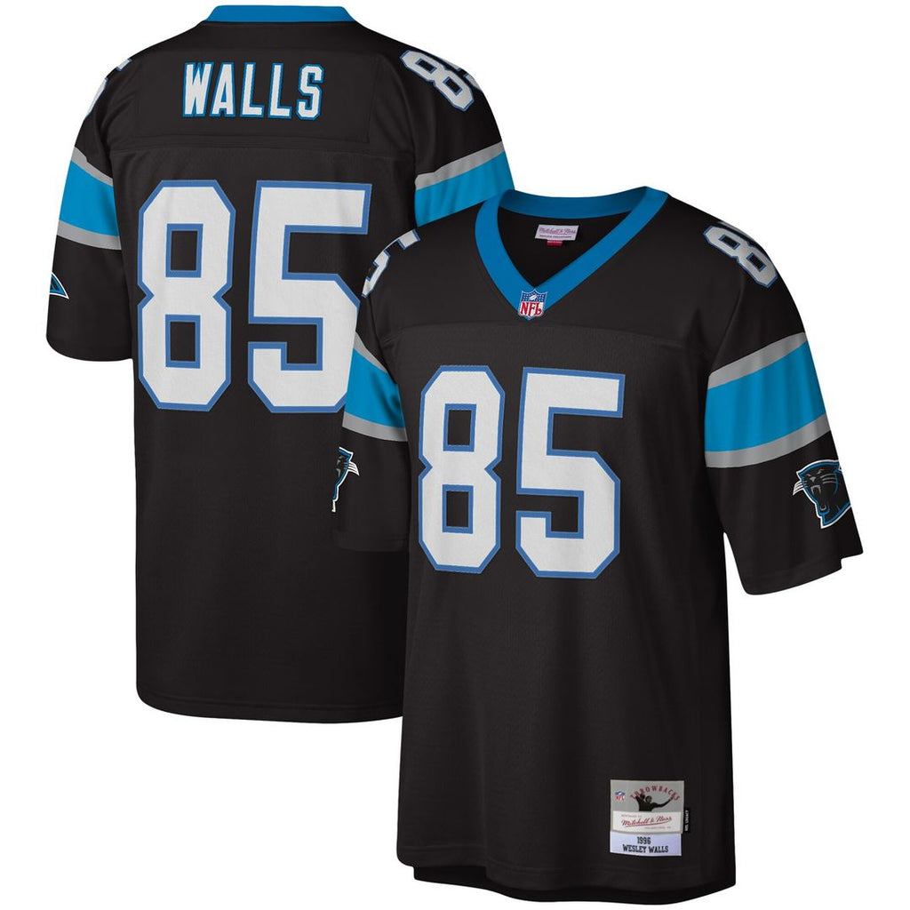 Wesley Walls Carolina Panthers Mitchell & Ness Legacy Replica Jersey - Black Official NFL Team Apparel Football Fan Gear