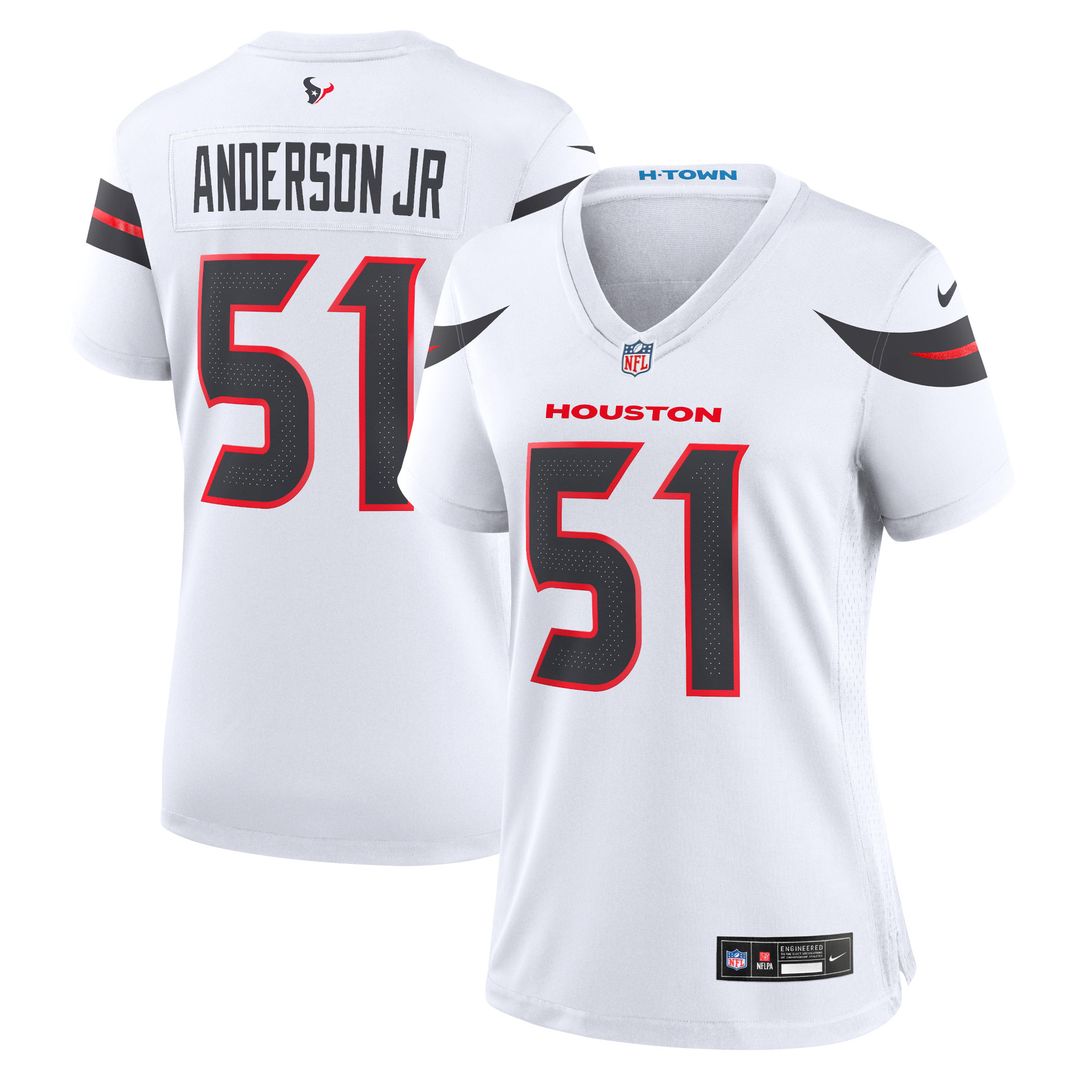 Will Anderson Jr. Houston Texans Nike Women's Game Jersey - White Official NFL Team Apparel Football Fan Gear