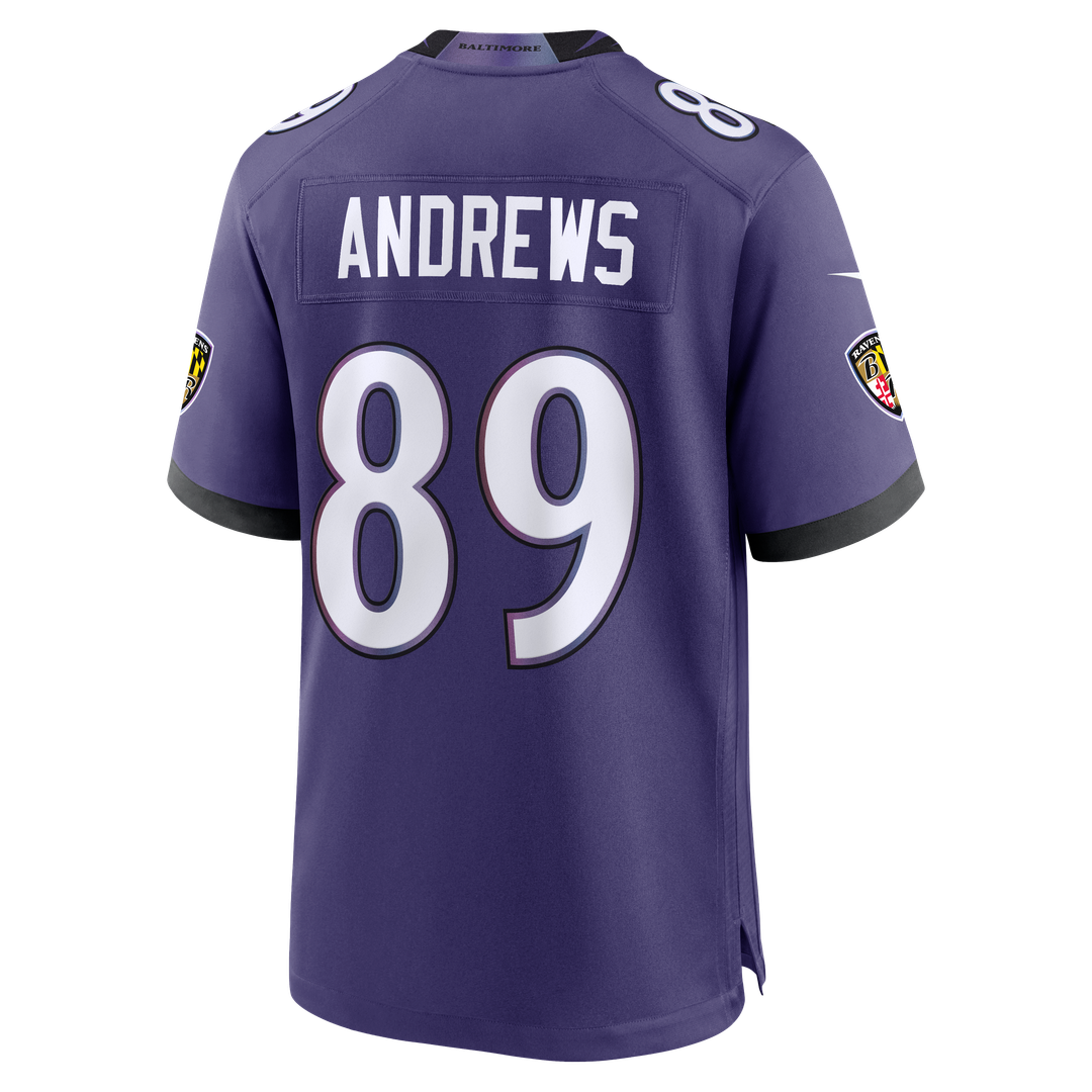 Mark Andrews Baltimore Ravens Nike Team Game Jersey - Purple Official NFL Team Apparel Football Fan Gear