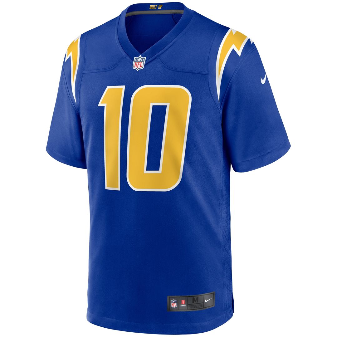 Justin Herbert Los Angeles Chargers Nike Alternate Game Jersey - Royal Official NFL Team Apparel Football Fan Gear