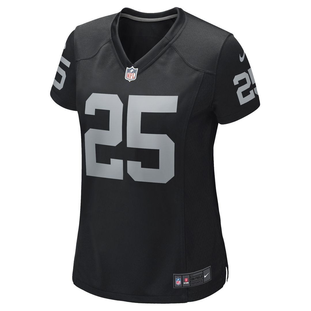 Fred Biletnikoff Las Vegas Raiders Nike Women's Game Retired Player Jersey - Black Official NFL Team Apparel Football Fan Gear