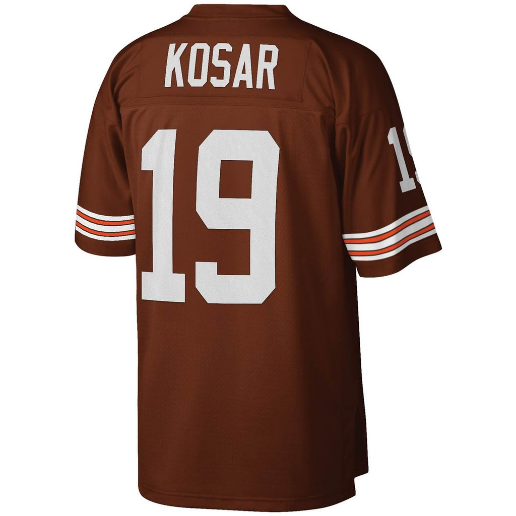 Bernie Kosar Cleveland Browns Mitchell & Ness Legacy Replica Jersey - Brown Official NFL Team Apparel Football Fan Gear