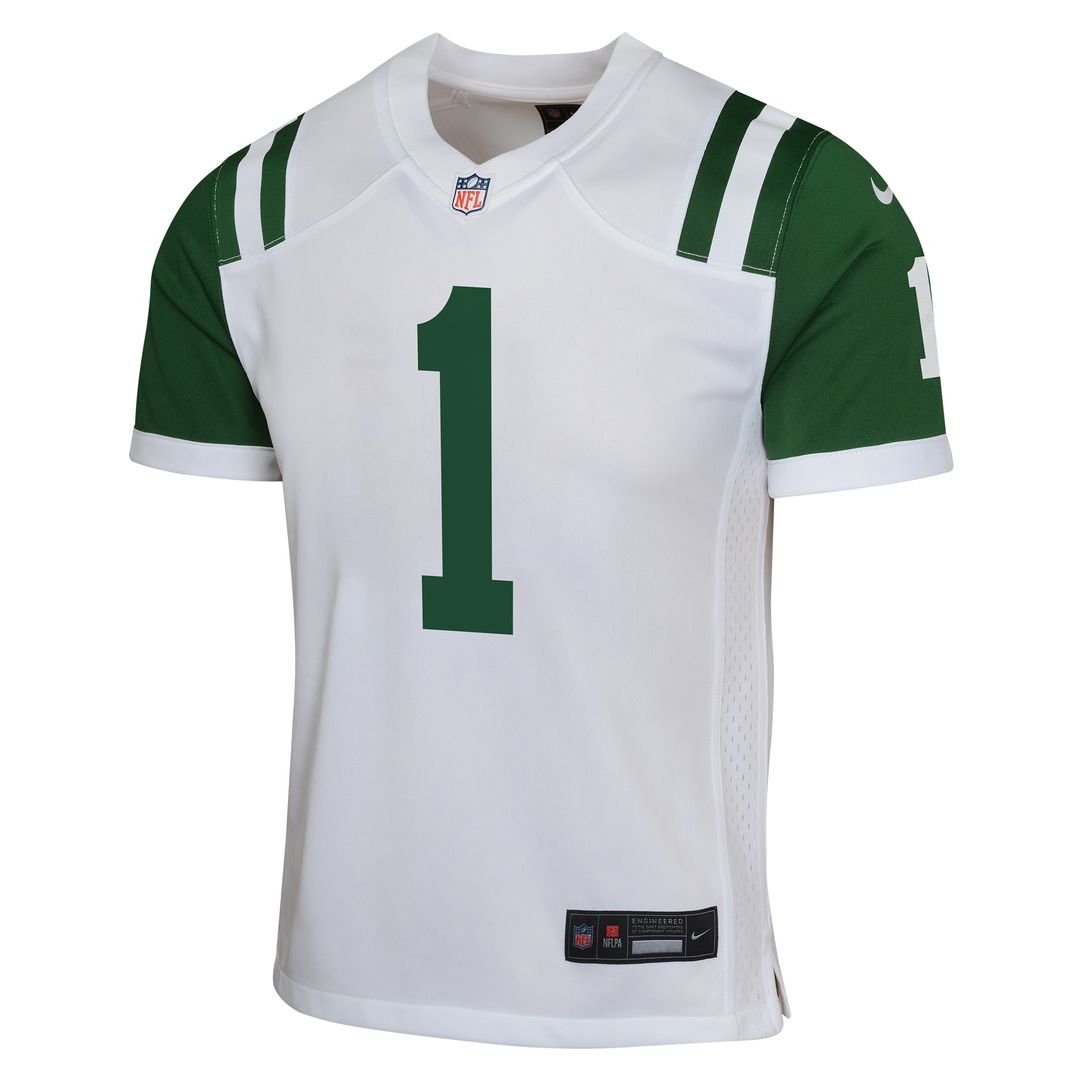 Ahmad Sauce Gardner New York Jets Nike Youth Game Jersey - White Official NFL Team Apparel Football Fan Gear