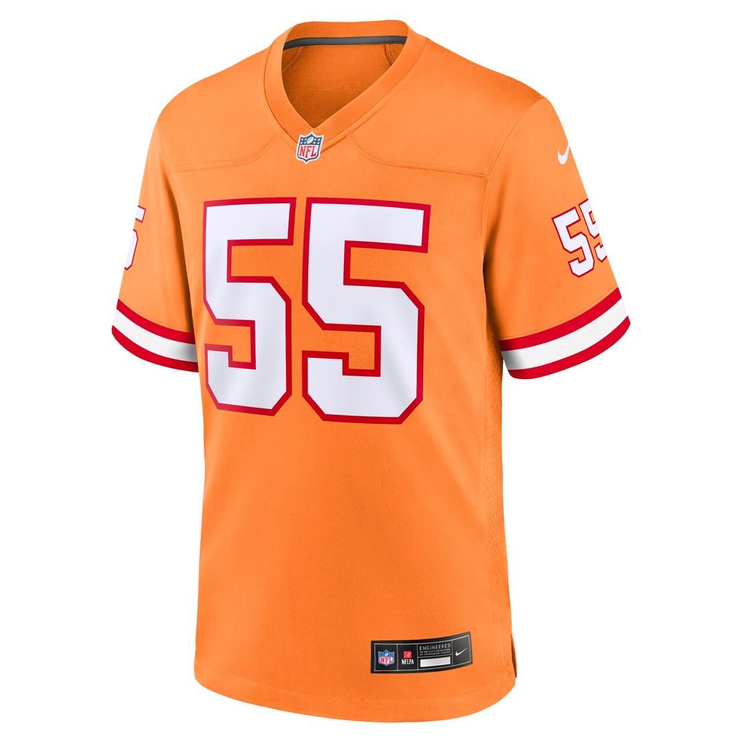 Derrick Brooks Tampa Bay Buccaneers Nike Youth Retired Player Game Jersey - Orange Official NFL Team Apparel Football Fan Gear
